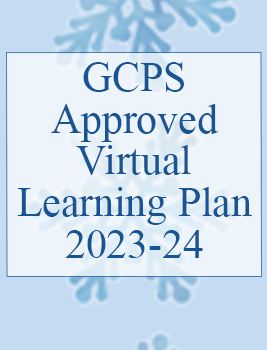  Infographic advertising the GCPS Virtual Learning Plan.
